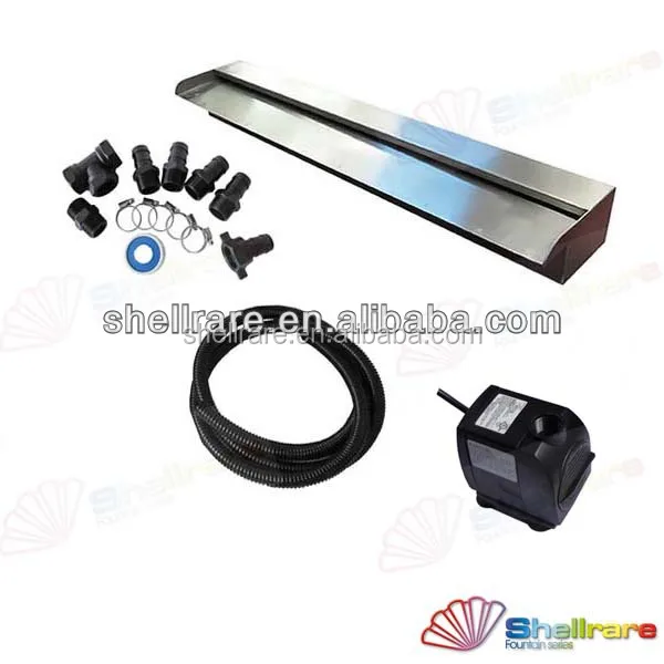Stainless Steel Blade Cascade Waterfall Fountain