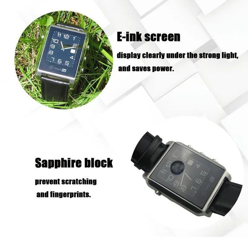 Stainless Bluetooth Smart Watch Smartwatch SmartPal G1 Waterproof Sync Phone Monitor Tracker for IOS Android