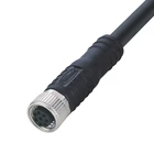 Factory Direct Sales IP67Waterproof Straight Aviation M8 Female 4pin 5/8p A ColdingConnectors IP68 with Cable Molded