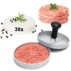 Aluminum Burger Press Hamburger Maker Non Stick Patty Mold Ideal for BBQ