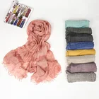 Hangzhou factory high quality fashion korean hijab muslim girl style dubai hijab wholesale