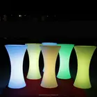 حدث led المضاء حزب كوكتيل الجدول الأثاث الاكريليك الدولاب بار rgb ملونة