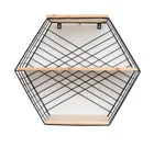 Modern Floating Metal Wall Shelf Metal Wall Rack