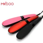Professional styling tools electric hair straightener brush fast heating comb