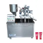 Silicone sealant tube filling and sealing machine