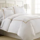 Wholesale White King Embroidery Hotel Duvet Cover