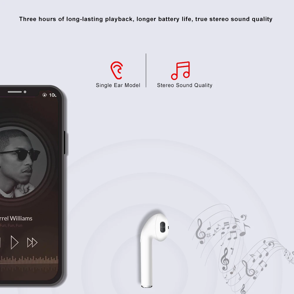Wireless Headphone 5.0 Mini TWS Wireless headset Stereo Earphones High Quality Bluetooth Earbuds - ANKUX.COM