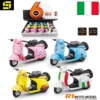 funny Italy version children toy high quality die cast car 1:14 fashion design motorcycle
