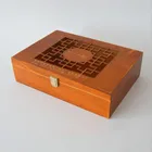 Custom wholesale different styles primary colour wooden gift box