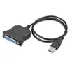High Quality DB25 USB to Female Parallel IEEE 1284 Printer Adapter Cable Cord