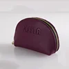 China Supplier Fan-Shaped Purple Pu Handle Bag