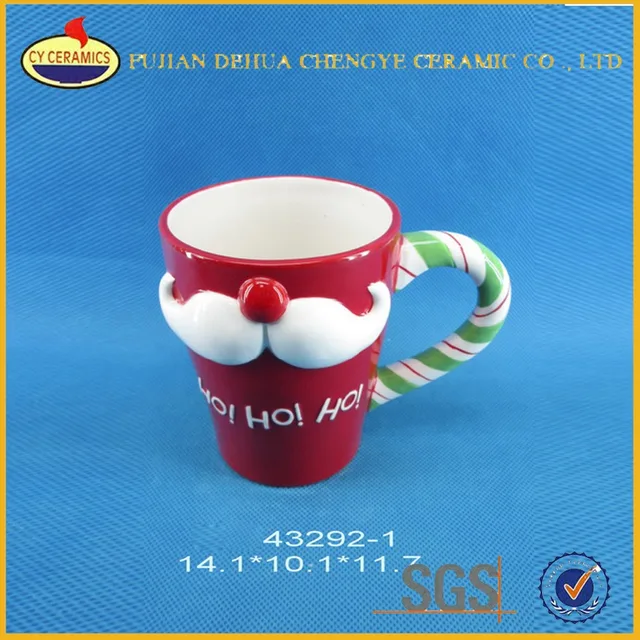 wholesale porcelain ceramic mug cup for christmas gift