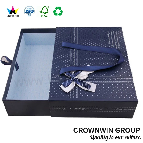 crown win printing packaging towel handmade custom gift box