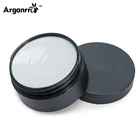 private label hair wax pomade with black and white plastic container
