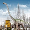 OAZ3473 Good Quality Animatronic Realistic Dinosaur Sculpture Dinosaur Sculptures Crystal Palace For Sale