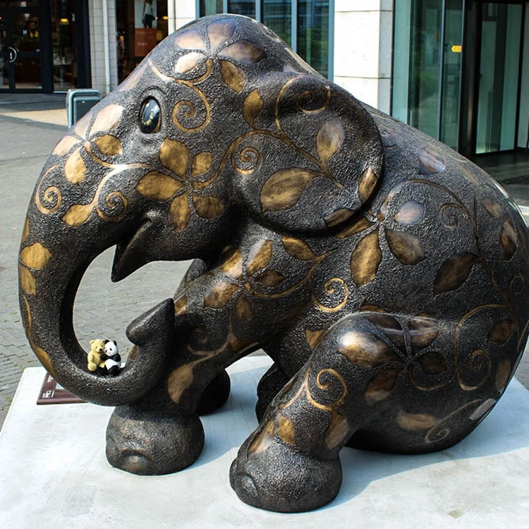 life size elephant sculpture