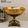 Wedding decoration home glass craft and art decorative glass fruit plate for home decor