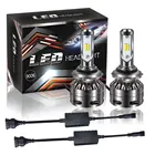 LED Dual Color White Yellow Car Headlight Bulb H4 H7 9005 60W 8000lm Car Auto Bulbs