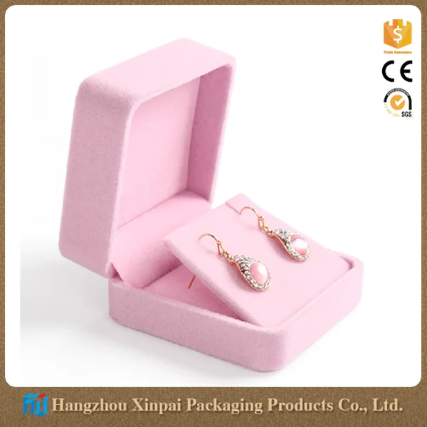 custom made ready stock jewelry gift box velvet earring box