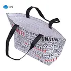 Custom Metallic Glossy Laminated Non Woven Shopping Tote Bag