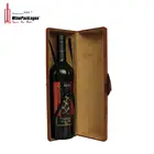 Round tube cardboard gift leather paper wine box