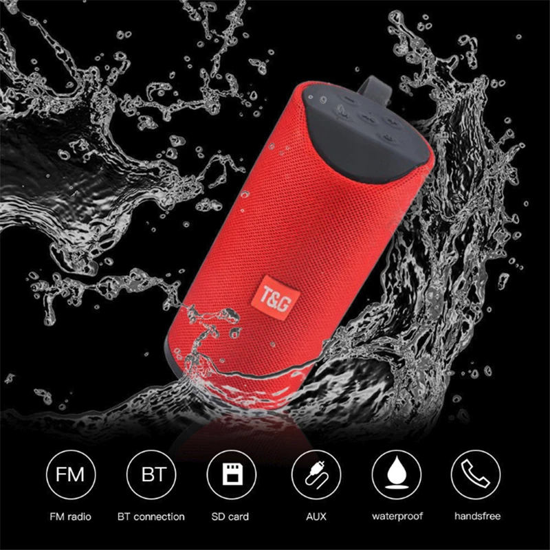 TG113 Loudspeaker Wireless Bluetooth Speakers Subwoofer Handsfree Call Stereo Bass Speaker Support TF USB AUX Line In Hi-Fi Loud - ANKUX.COM