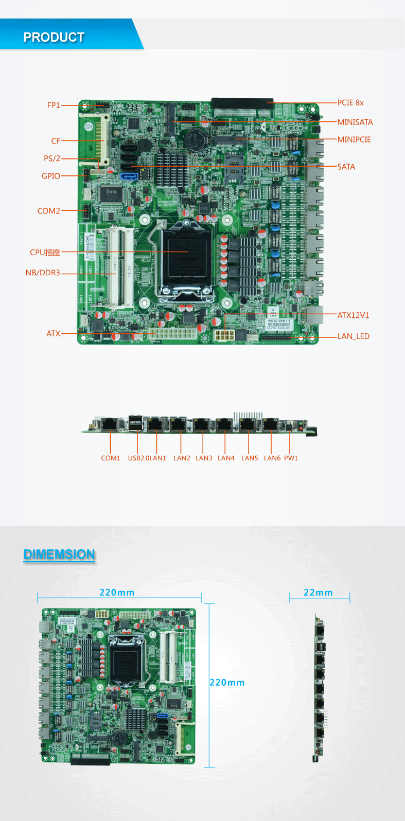 china factory intel b75 lga1155 core i3 i5 i7 processor