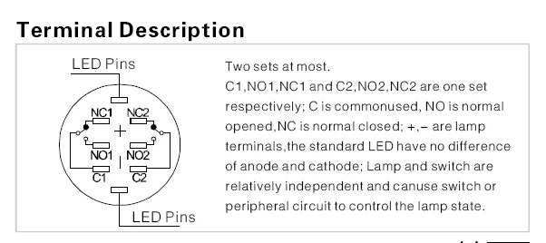 Onpow 16mm Power Symbol Illuminated Stainless Steel Push ... anti vandal switch wiring diagram led 