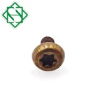 Machine Screw Bronze Coat Pan Head Machine Screw With Star Drive