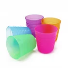 Hot selling plastic drinking cup sets promotion dinnerware for outdoor camping