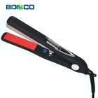 Wholesale Vibration Flat Iron Digital LED display Vibrating Hair Straightener Smart Hair Straightener