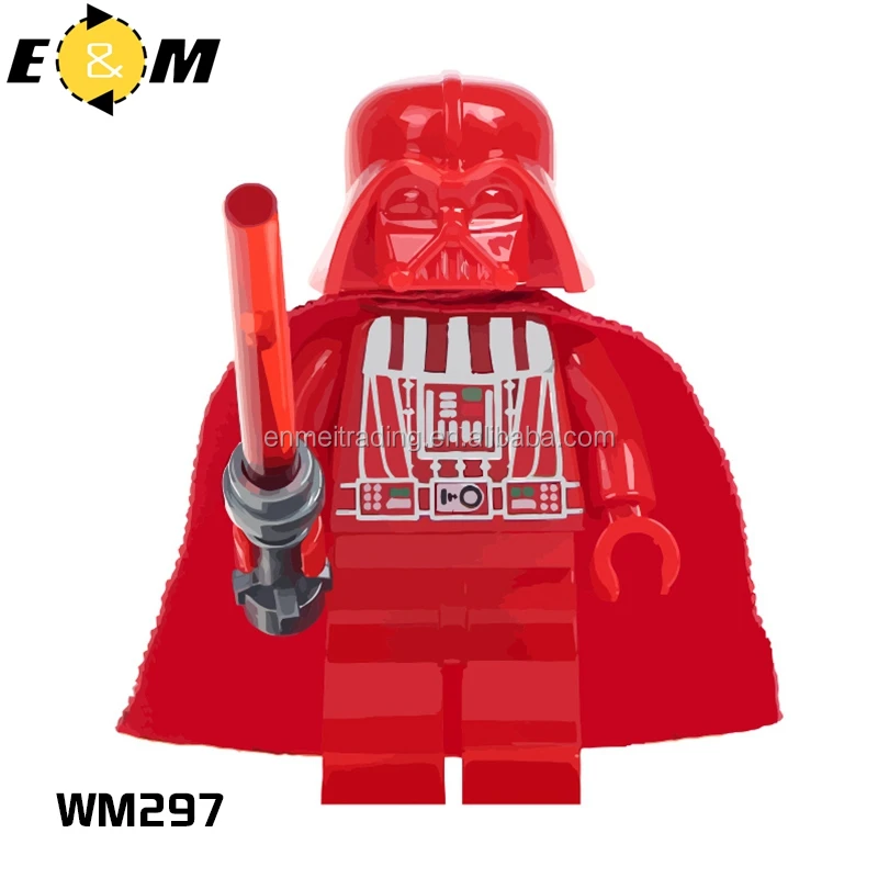 Chair Rail Wm 297 Part - 46: Building Blocks WM297 Red Darth Vader Yoda Kylo U003cstrongu003eRenu003c/strongu003e