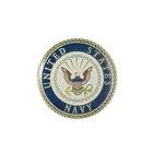 New style round metal pin coins badge crafts