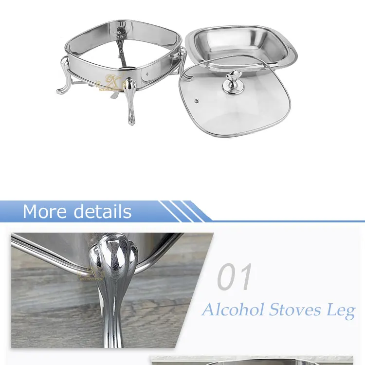 Stainless steel hotel buffet chafing dish FT-02405
