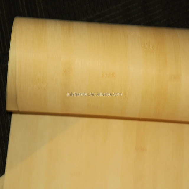 4mm natural bamboo veneer sliced cut bamboo veneer for doors