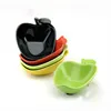 Tableware apple fruit shaped silicone fancy plate,apple shaped silicone ,Eco-Friendly silicone apple shape bowl