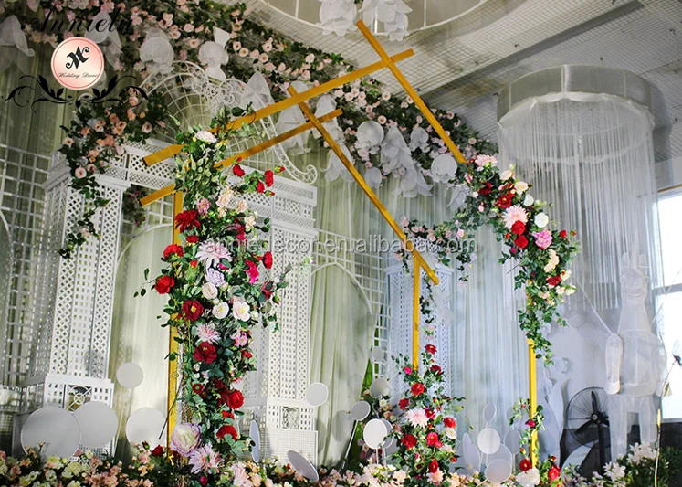 PVC Geometric Panels Classical Stage Wedding Backdrop Panel Stand Wedding Decoration Backdrop