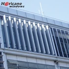 New design factory prices powder coated glass jalousie aluminium louver window