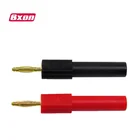 Gold 4mm banana Jack to 2mm Banana plug Audio connector adapter