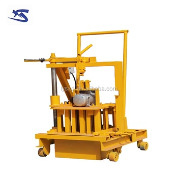 New products manual movable concrete block making machine in the market