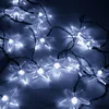 2018 Amazon 30 LED lights pentagram shaped Decorative solar led light string