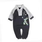 New design knitted baby custom rompers set autumn infant clothes