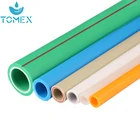PPR pipe and fitting plumbing material PN16 PN20 PN25 sdr11 all types of plastic ppr pipe fittings for hot water supply