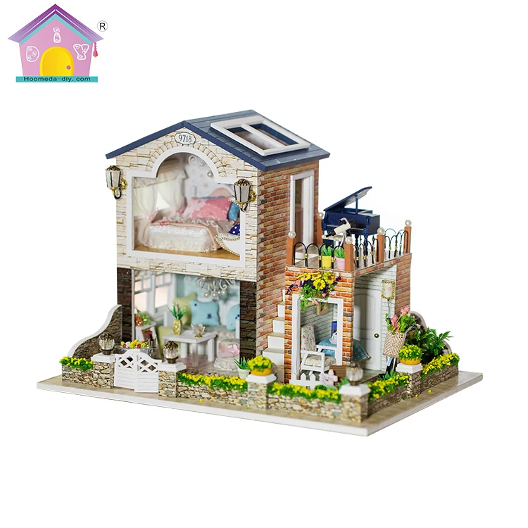 handcrafted dollhouse