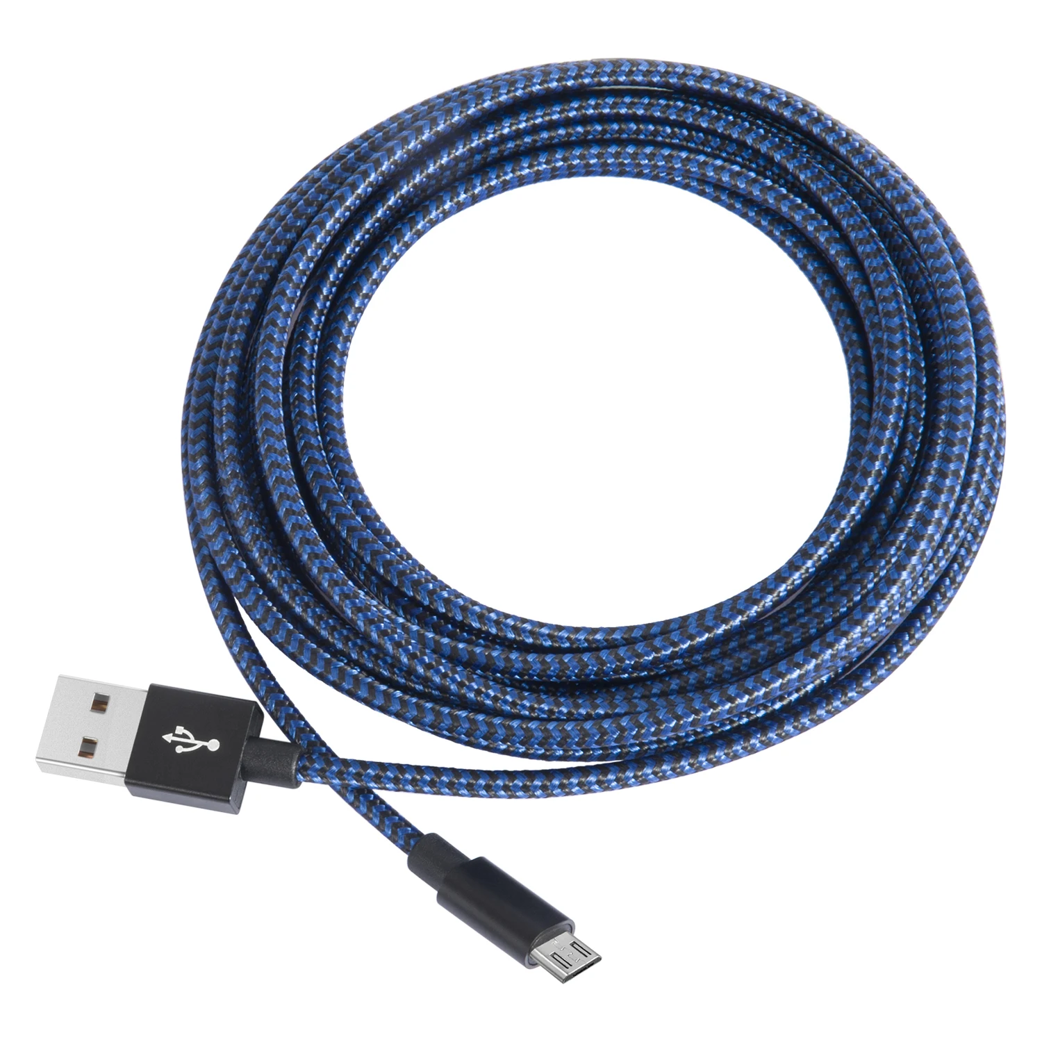 Customized length micro usb cable,Wholesale Fast Charging Data Sync 1m 2m 3m braided charging cable and usb cable for android - ANKUX.COM