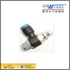 Pneumatic fitting/connector JSC air flow regulating male external thread throttle valve