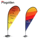SUBLIMATED nice tear drop beachflags beach flag for Canada wholesale