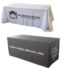 Custom Printing Personalize Logo Table Cloth Table Throw Fitted Table Cloth