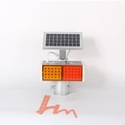 Highly recognizable Solar Power Street Traffic Signal LED Strobe Light with Excellent performance