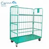 Industrial Supermarket Foldable logistics furniture roll container trolley